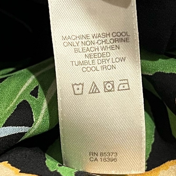 Emma James Floral Tropical A Line Vintage Maxi Skirt Plus Size 18 W Polyester - Picture 7 of 9